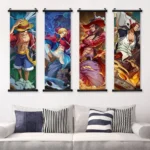 One Piece scroll wall anime