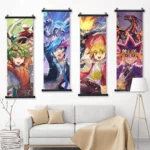 yu gi oh scroll wall art